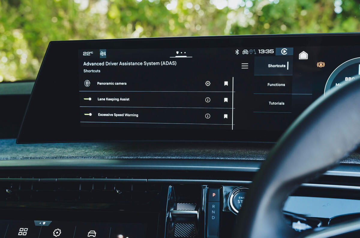 Peugeot E 3008 review 2024 13 adas